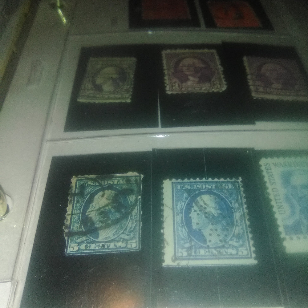 2 very unique rare and valuable 5 cent deep blue